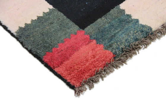 Image 1 of Original Persian carpet Gabbeh Ghashghai Oriental carpet 154 cm x 105 cm Old Natural