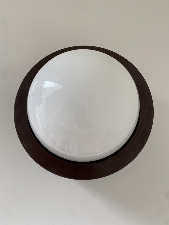 Image 1 of Vintage plafondlamp - wandlamp Mushroom - Mid Century