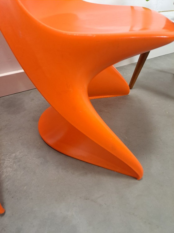 Image 1 of Seggiolone Casalino I in plastica arancione