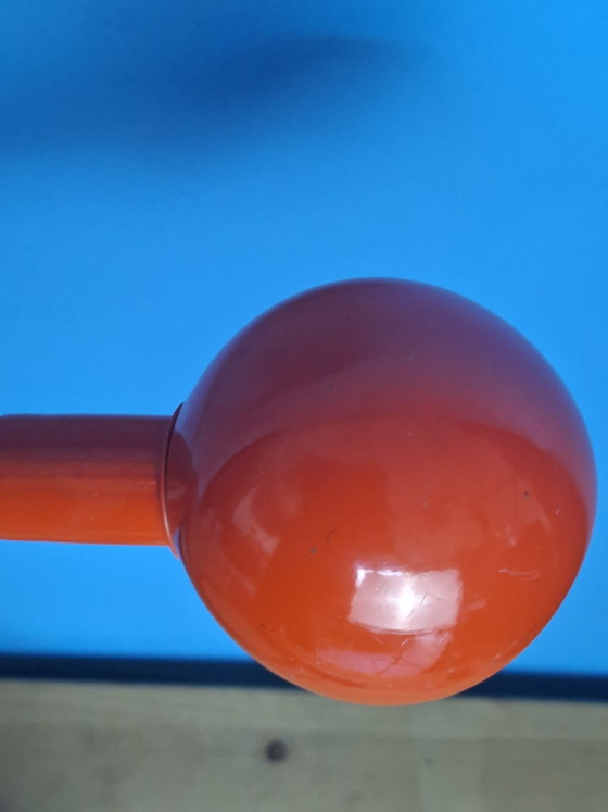 Image 1 of Large vintage orange snake lamp