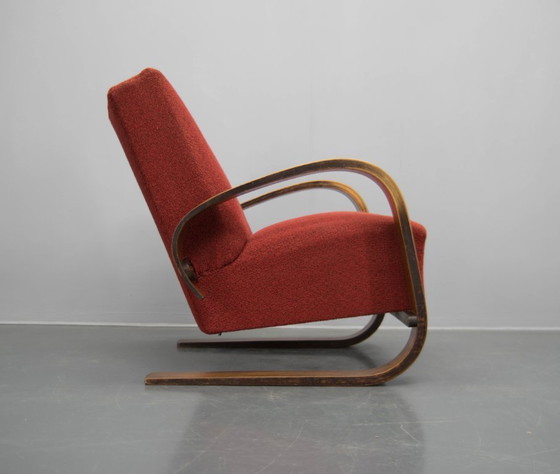 Image 1 of Rare fauteuil de style Alvar Alto par Navratil, années 1930, étiqueté