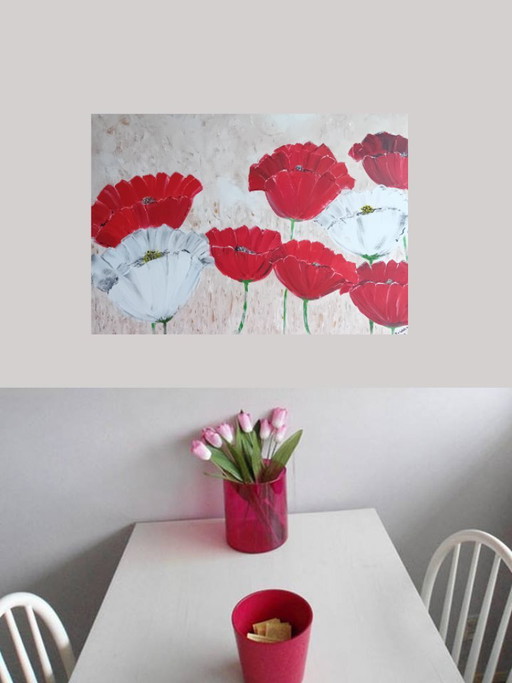 Peinture de fleurs
