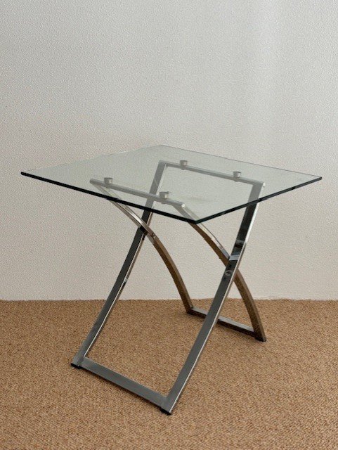 Glass Side Table (50X50Cm)