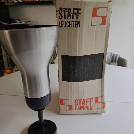 Image 1 of Lampada da parete Staff Leuchten 7410-18 con scatola originale – Design tedesco dell'era spaziale