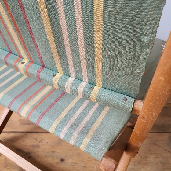 Image 1 of Chaises de plage vintage, Chaises longues