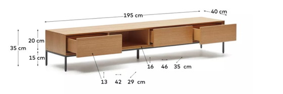 Image 1 of Kave Home Vedrana tv meubel 195cm