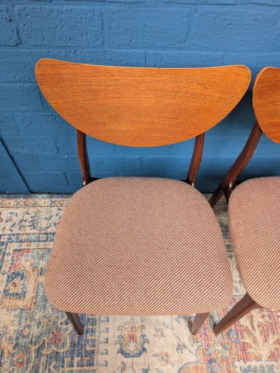 Image 1 of 4 chaises danoises vintage, années 1960