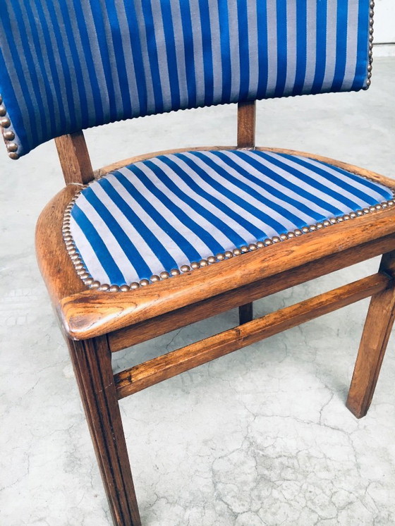 Image 1 of Ensemble de chaises Art Déco à dossier incurvé, France années 1930