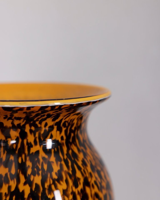 Vintage Murano Blown Glass Vase, 1980s, Italian Design (photo 6 of 6)
