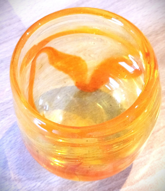 Image 1 of Set di due vasi colorati di Murano