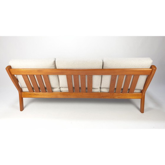 Image 1 of Mid-century teak 3-Seater Sofa by Juul Kristensen for Glostrup, 1970s