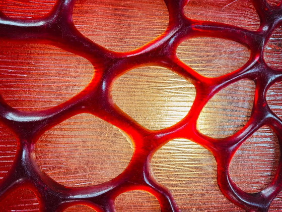 Image 1 of SYNTHETIC TABLE LAMP BY UNKNOWN DESIGNER, CA 1960s/1970s
