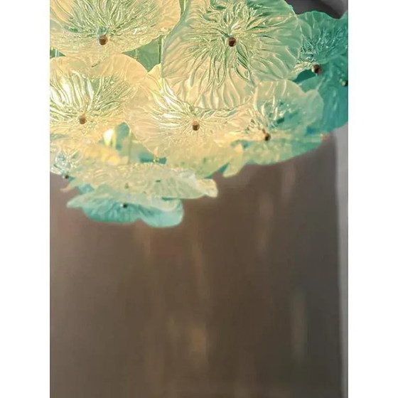 Image 1 of Italienische Deckenleuchte aus Muranoglas von Simoeng