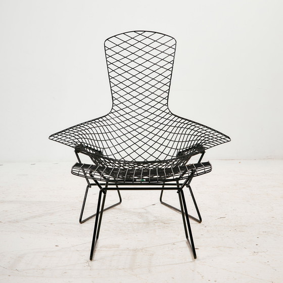 Image 1 of MK11201 Sedia e ottomana Bird di Harry Bertoia per Knoll, Set di 2