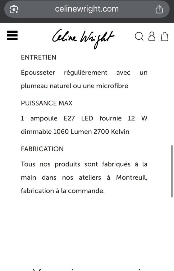 Image 1 of Suspension Céline Wright  Cumulus 