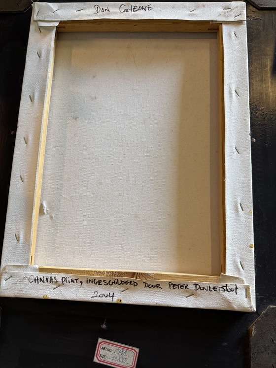 Image 1 of Painting Don Corleone signed Peter Donkersloot