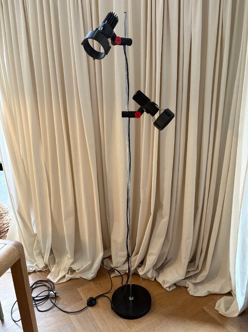 Vintage Erco vloerlamp met 2 spots - Roger Tallon