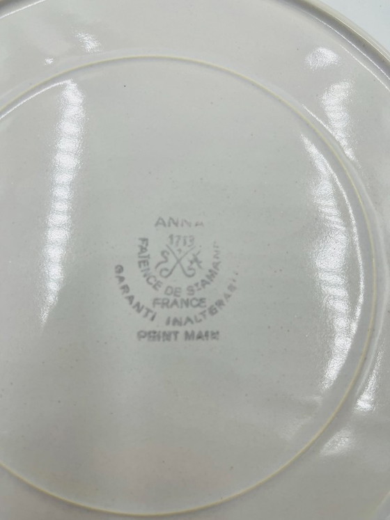 Lot de 4 Assiettes Saint-Amand Modèle Anna – Saint Amand, Vaisselle, Ceramic (photo 8 of 8)