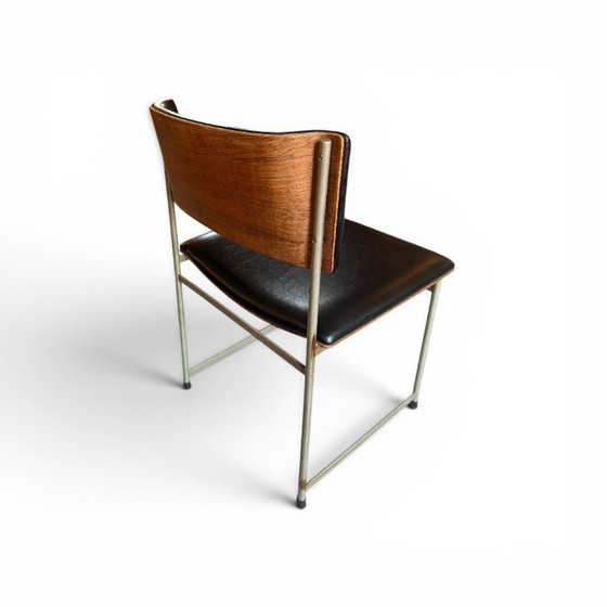 Image 1 of Set van zes SM08 eetkamerstoelen van Cees Braakman voor Pastoe, Nederland 1964