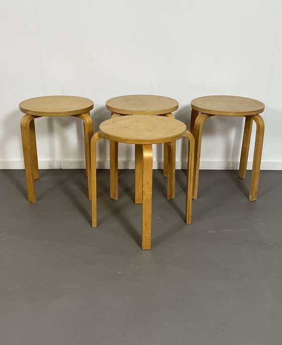 Image 1 of Set van 4 IKEA Frosta Plywood Krukken