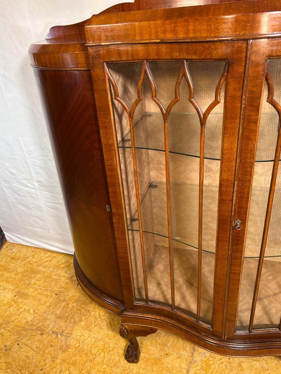 Image 1 of Late Victorian / Early Edwardian Display Cabinet (1880–1900)  A truly charming late Victorian to early Edwardian display cabinet