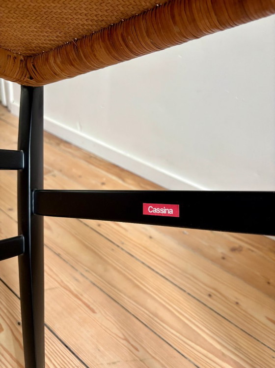 4x Sedie Gio Ponti 699 Superleggera in Frassino Nero – Cassina, Sedie da pranzo, Wood (photo 7 of 18)