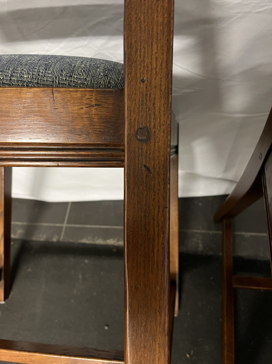 Image 1 of 4 Bannink Art Nouveau Schuitema dining chairs