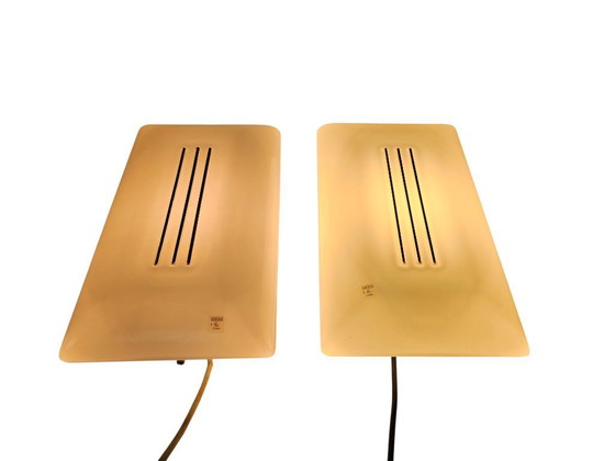 Image 1 of Murano - appliques murales (2) - verre - métal - Italie - troisième quart du XXe siècle