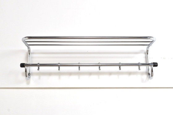 Vintage Wall Coat Rack in Gispen style, 1950s – Metal (photo 5 of 9)