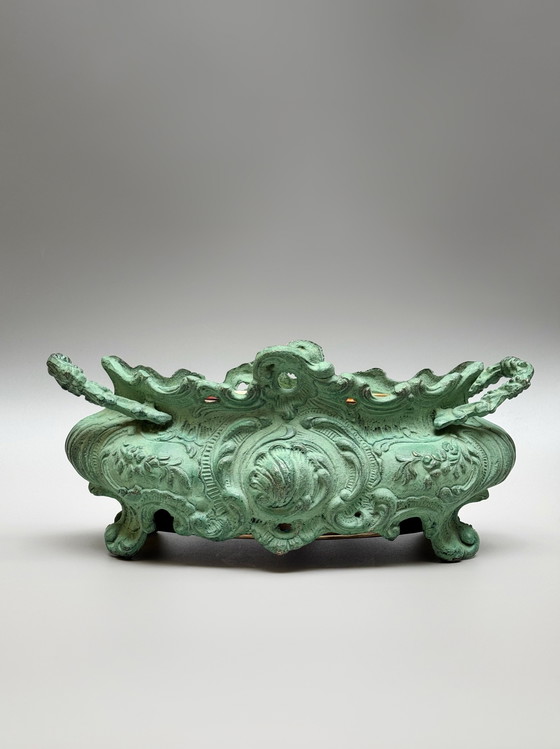 Image 1 of Bronze Jardinière in Rococo Style – Louis XV Influence