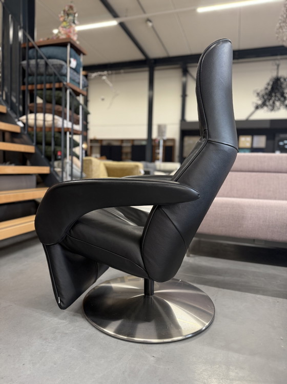 Image 1 of Jori Symphony Mini-Sessel, schwarzes Leder