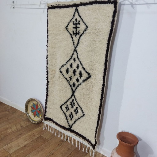 Marokkaans Berber Tapijt Van Wol - Moroccan Berber Wool Rug