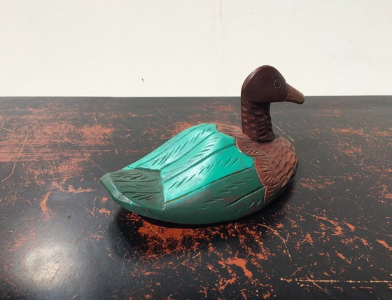 Image 1 of Artisanat d'Haïti : Canard en bois * Déco * Artisanat