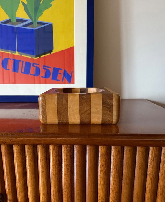 Image 1 of Bol vide-poche en bois, Italie, vers 1970