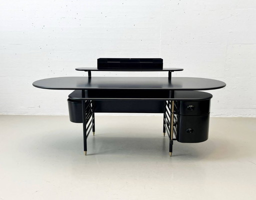 Escritorio Johnson Wax modelo 617 de Frank Lloyd Wright para Cassina, años 1992