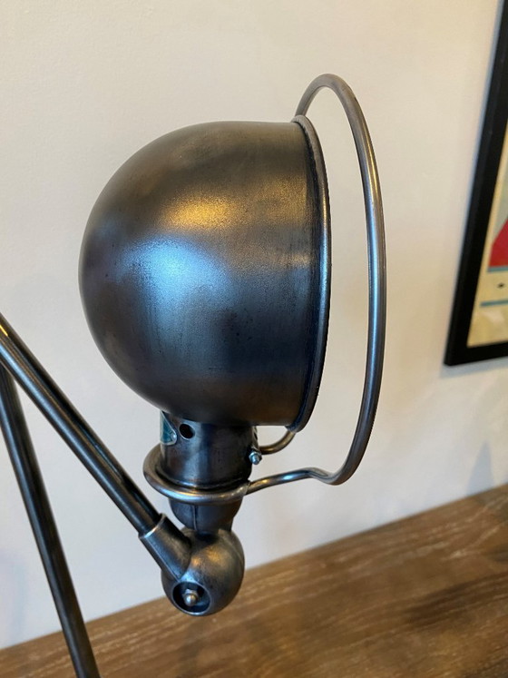 Image 1 of Jieldé 2-arm lamp, 40+25cm, industrial graphite, Jean Louis Domecq, 1950