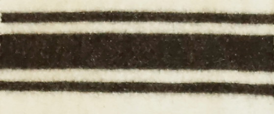 Minimal Vintage Anatolian Kilim – Cream & Black Striped Handwoven Wool Flatweave Rug 281 x 185 cm (photo 3 of 10)