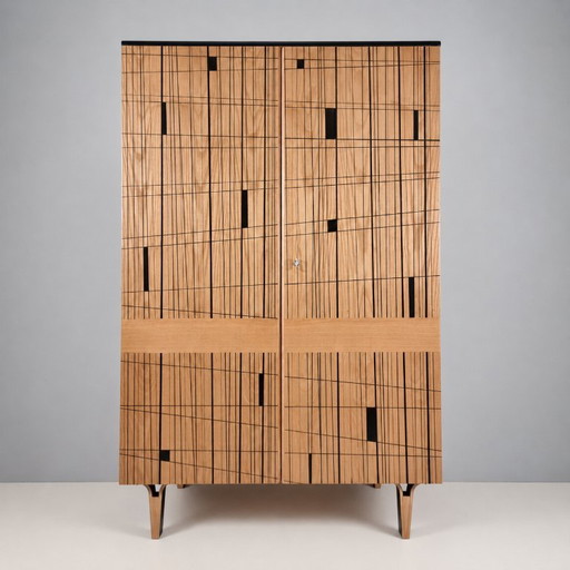Vintage Wardrobe by Francisek Mezulanik, 1970s – kledingkasten, Wood