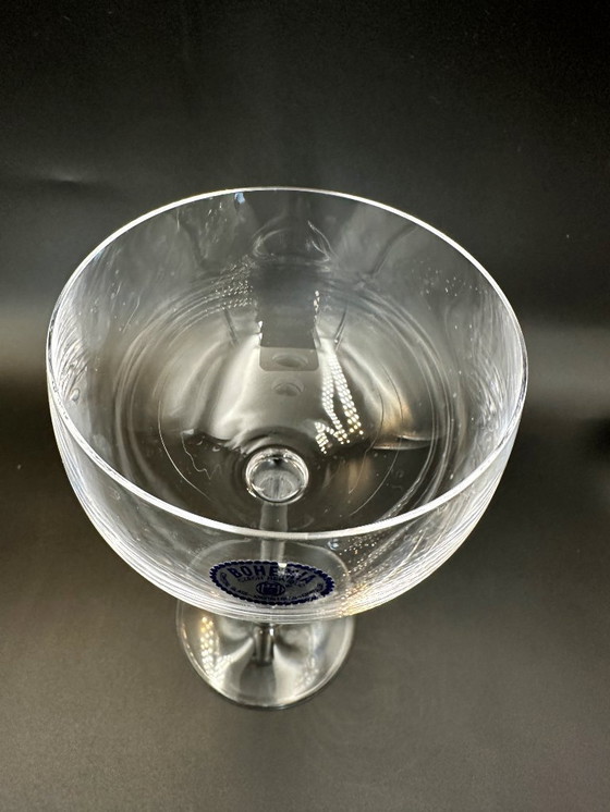Image 1 of 6 copas de vino de cristal de Bohemia