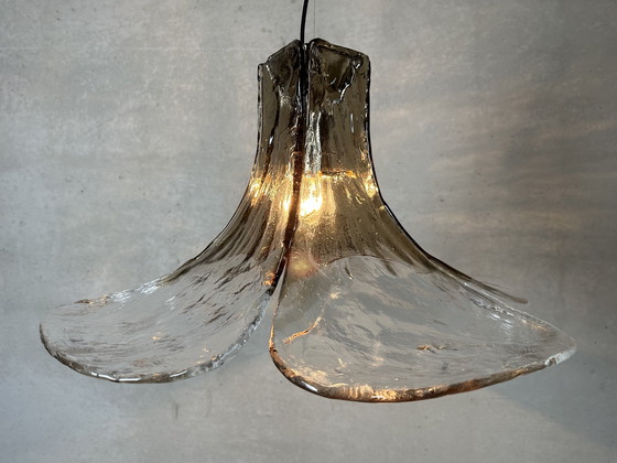 Image 1 of Vintage 'Tulip' Murano Pendant Lamp - Carlo Nason