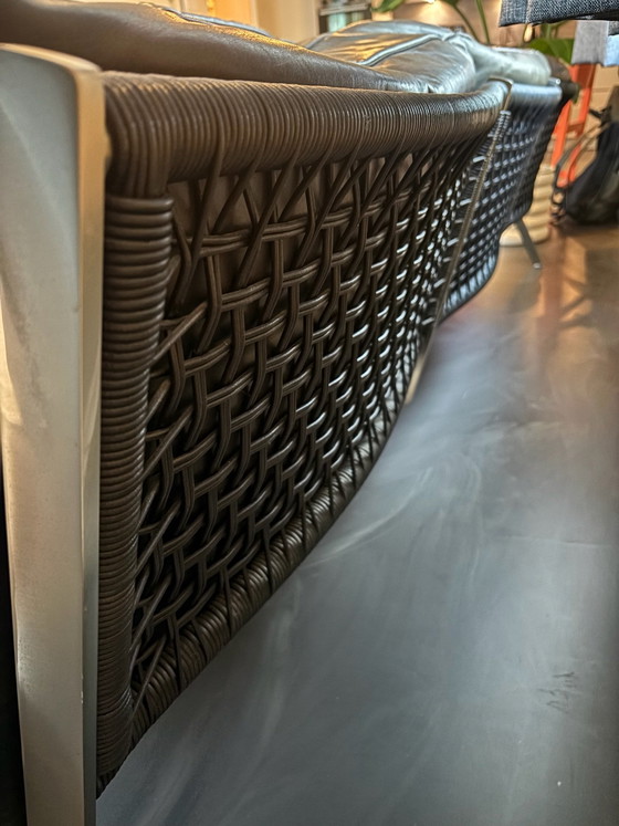 Flexform Happy sofa by Antonio Citterio, 3-5 seaters, Leather, Black (photo 5 of 7)