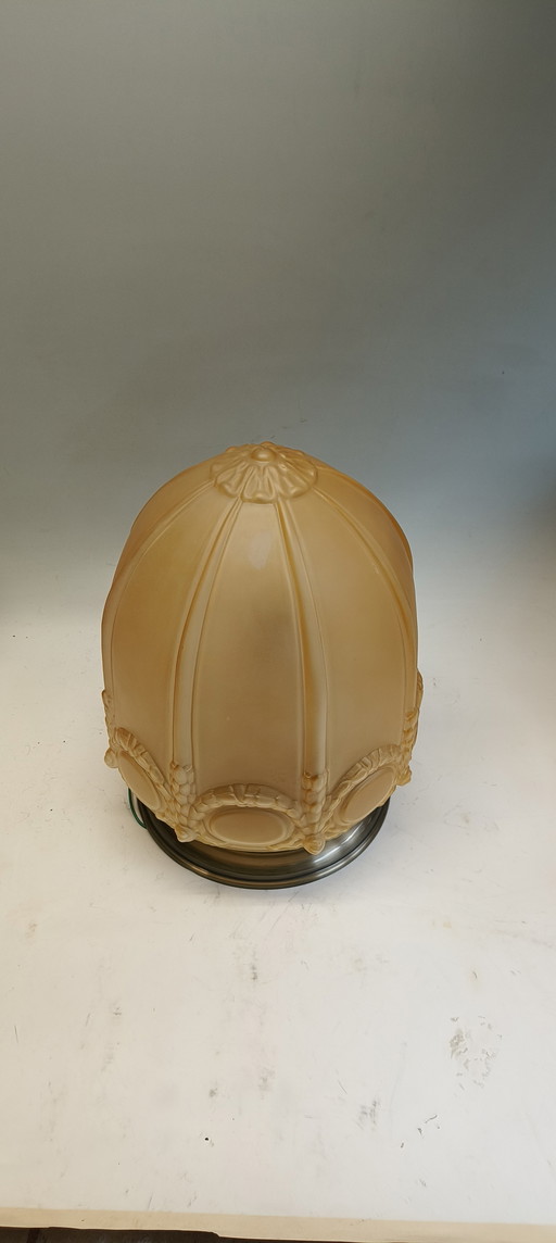 Lampada da soffitto/ingresso in stile italiano Art Déco Jugendstil soffiata a mano