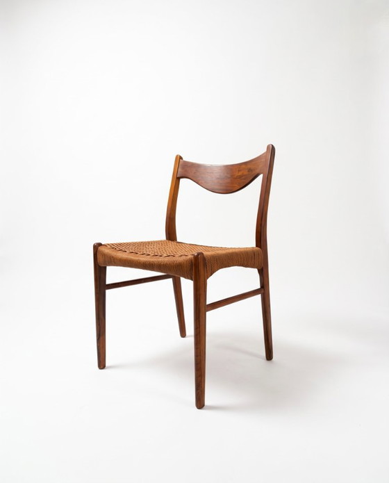 Lot de 8 chaises - A. Wahl Iversen - Glyngøre Stolefabrik - 1960 – Chaises de salle à manger, Wood (photo 2 of 6)