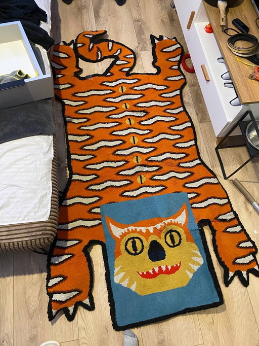 Vintage Tiger Rug by Walter Van Beirendonck for Ikea, 2016