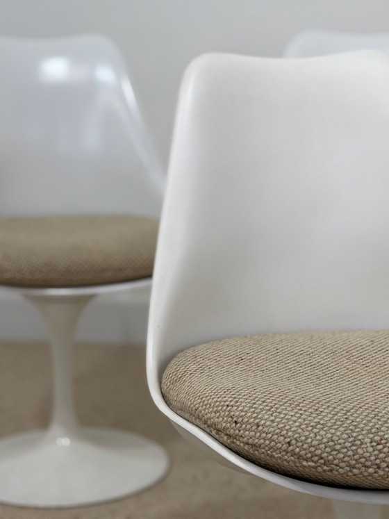 Set Tulip – tavolo Knoll International in marmo e 4 sedie – Eero Saarinen – Tavoli da pranzo (photo 12 of 15)