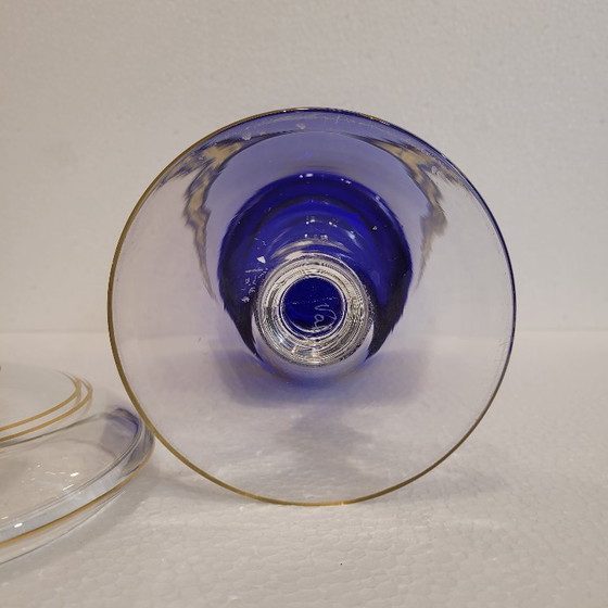 Image 1 of Coupe ou vase en verre « Jupiter », Léon Ledru pour Val Saint-Lambert, f. s. XIX / p. XX – Belgique