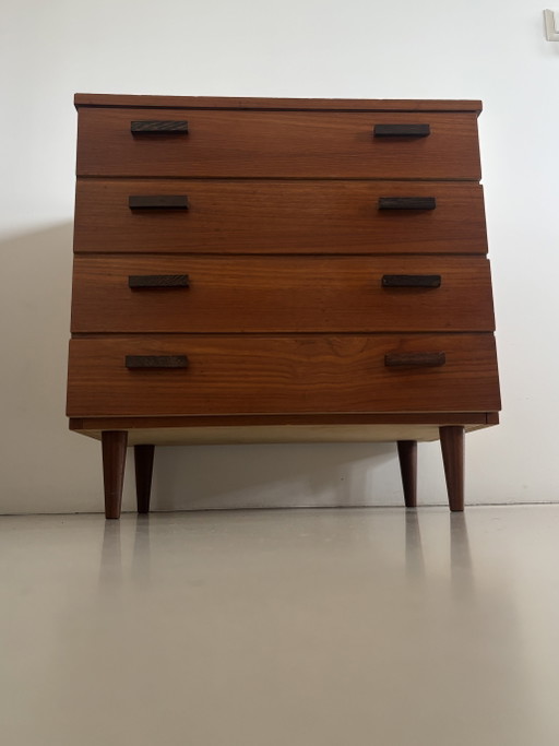 Deens teak jaren 60 ladekastje 