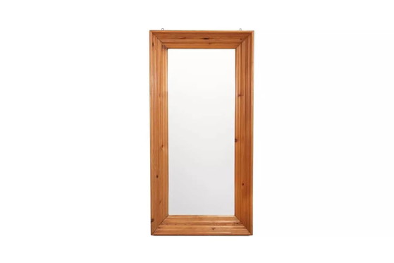 Grand miroir vintage en pin – Wood (photo 5 of 6)