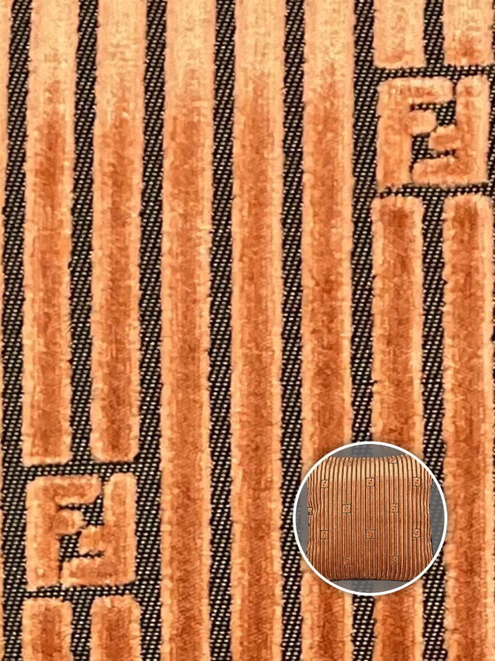 Image 1 of Fendi – Brique-Samt-Monogramm