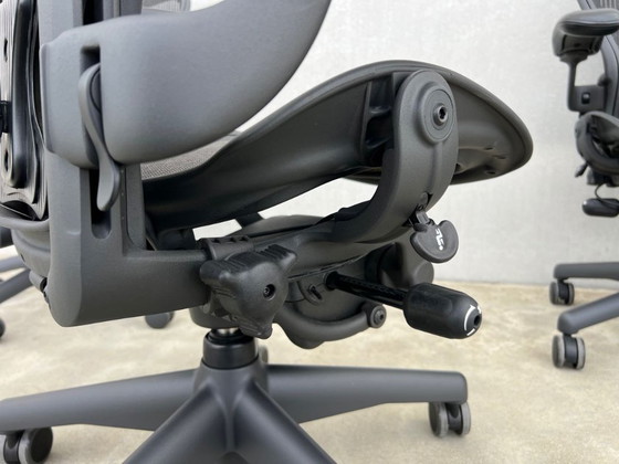 Image 1 of 4x sedie girevoli Herman Miller Aeron modello B